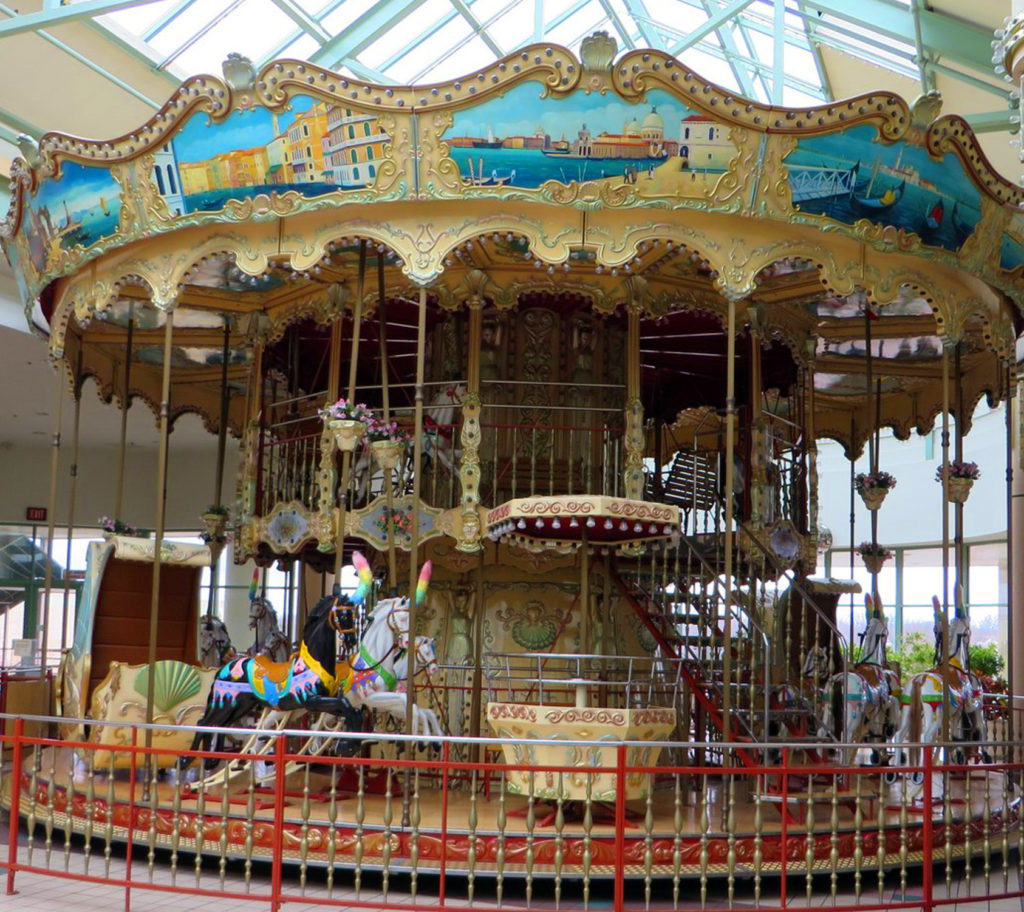 double decker carousel ride for fairgrounds