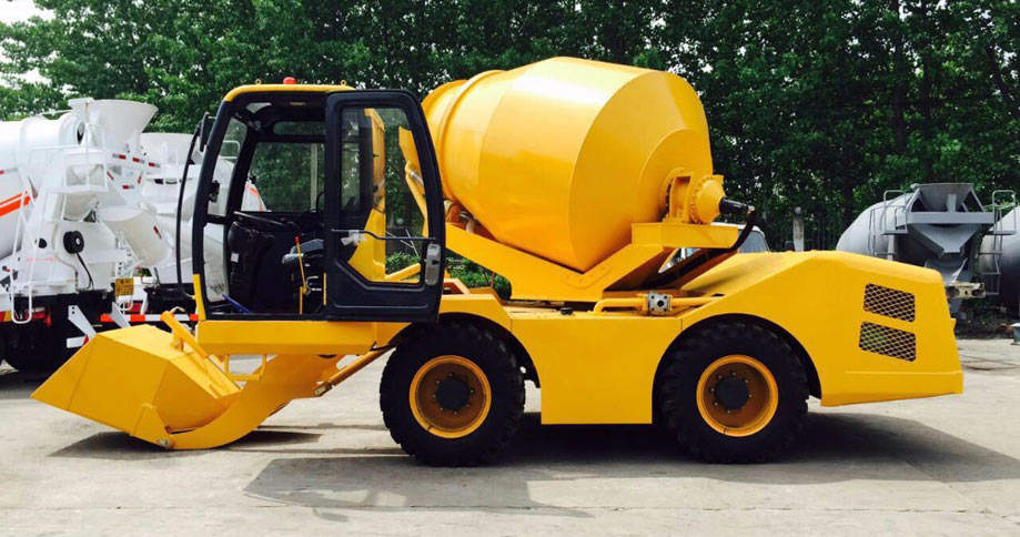 Aimix self loading concrete mixer truck