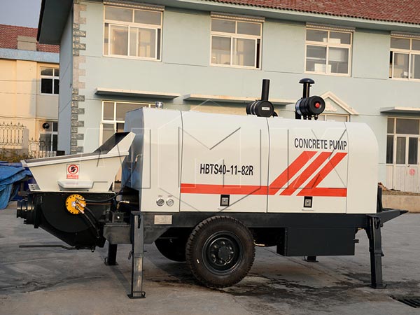 40m3 mini diesel concrete pump