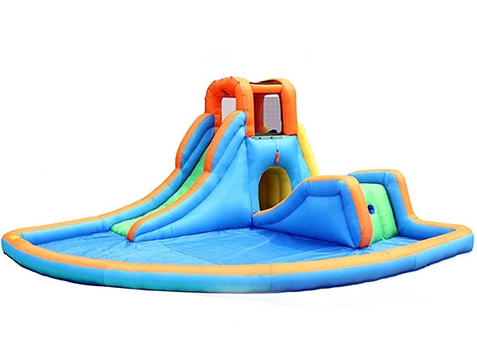 Large Inflatable Water Slide with Pool for Sale