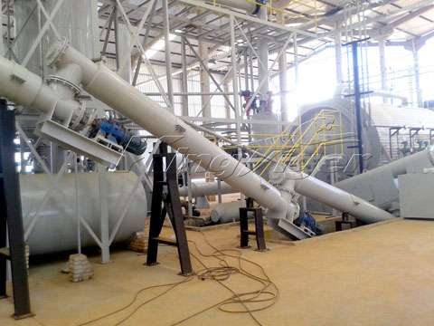 waste tyre pyrolysis machine