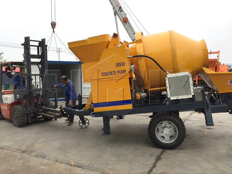 static concrete pump