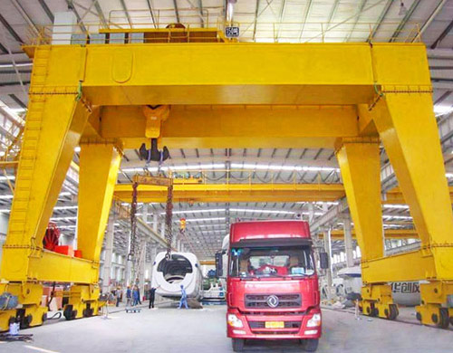 Double Girder Workshop Gantry Crane For Sale