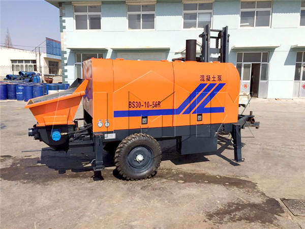 Electric concrete pump