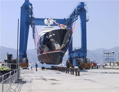 100 ton travel lift 