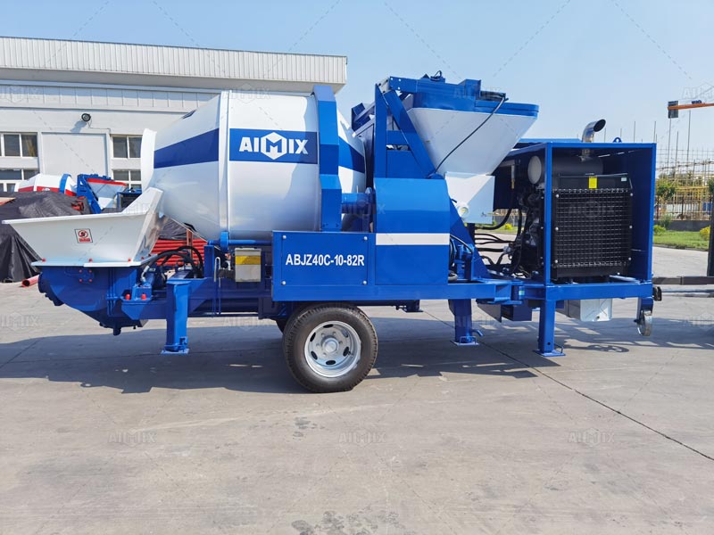 Concrete Mixer with Pump