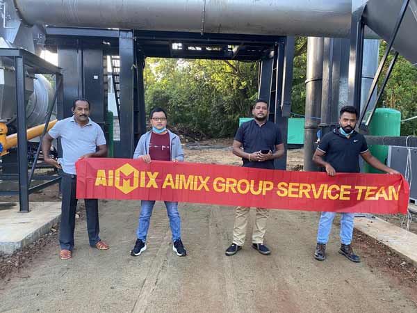 Специонарная Команда сервисной службы AIMIX в Шри-Ланке