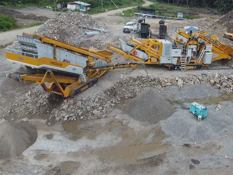 portable crushing plant   