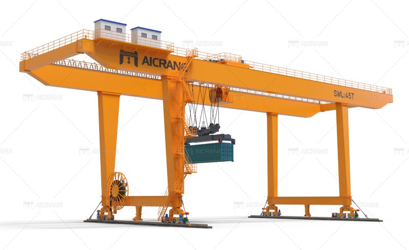 rail mounted stacking crane