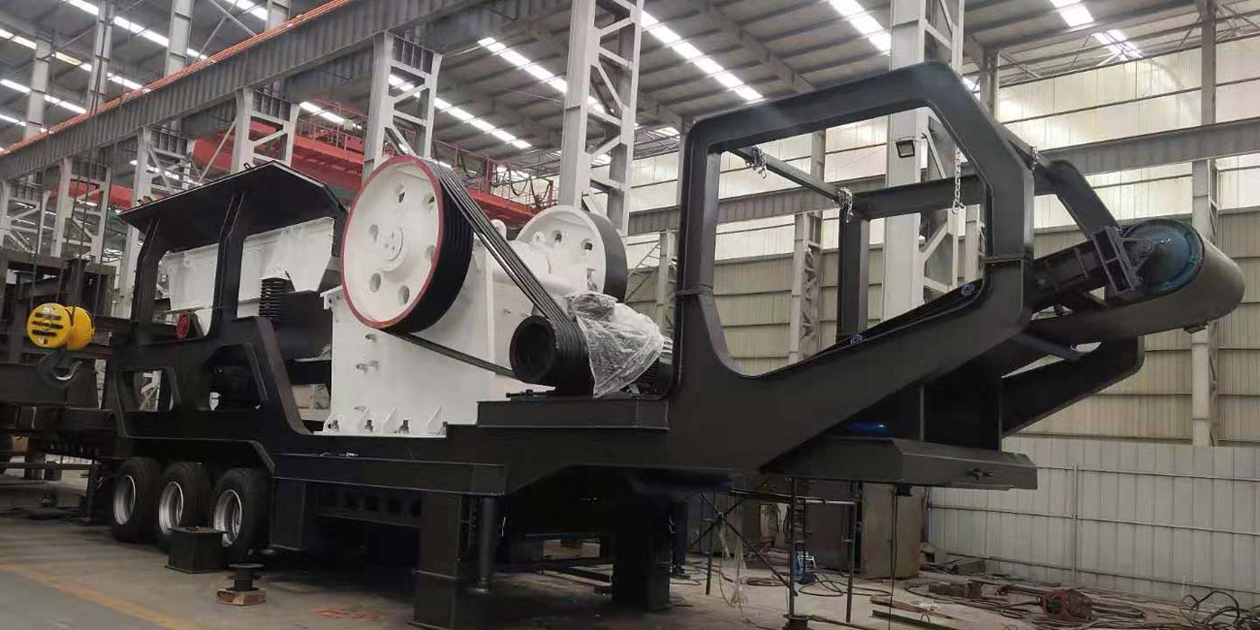 tire-type jaw crusher plant