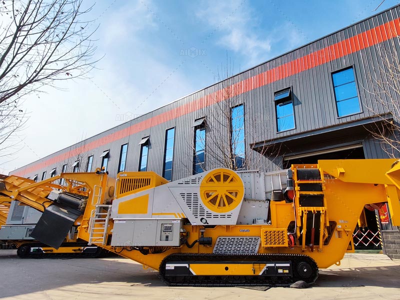 Crawler Type Mobile Rock Crusher