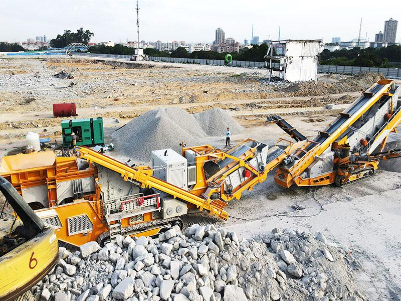 closed-circuit impact crusher