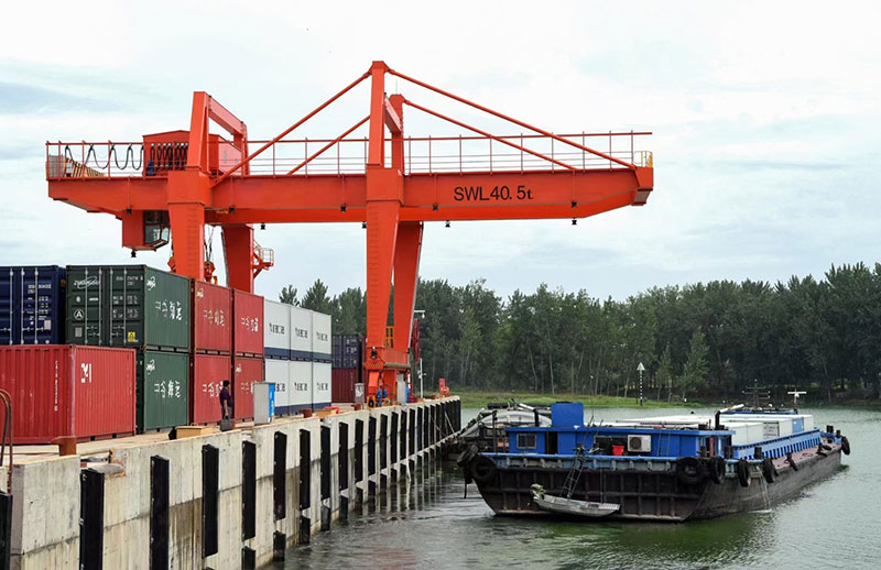 Automated Rail Mounted Gantry Crane