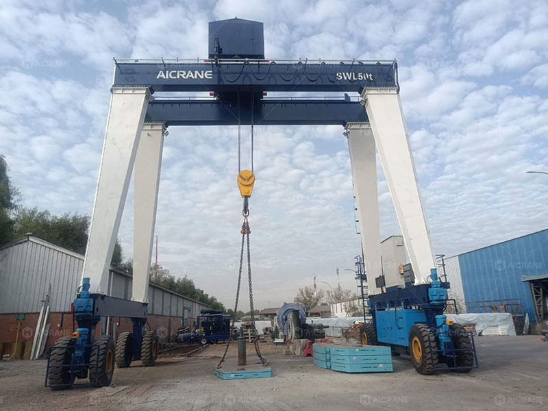 mobile 50 ton gantry crane