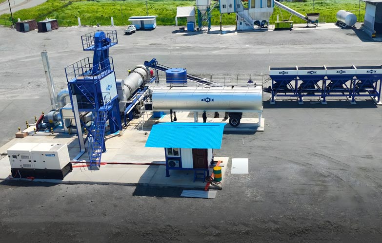 Drum Mix Mobile Type Asphalt Plant