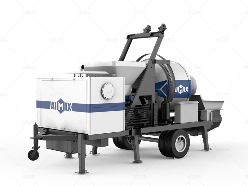 ABJZ30C mini concrete mixer pump for Urban Utility Repairs