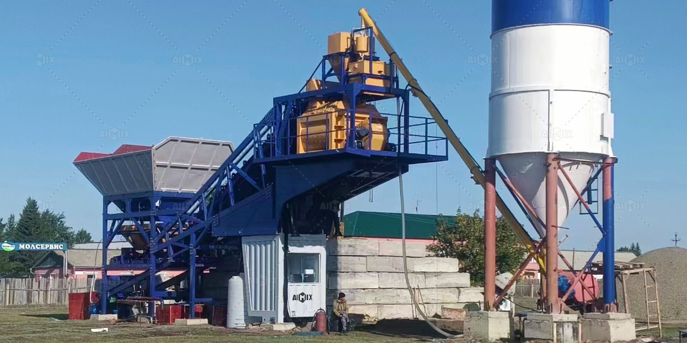 AJY60 mobile batch plant dijual in Kazakhstan