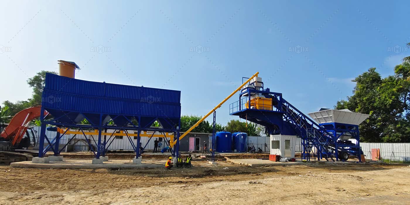 harga batching plant mini indonesia 60 ton