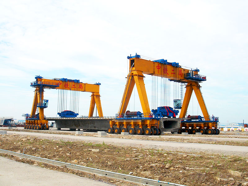 heavy duty gantry crane in precast yard