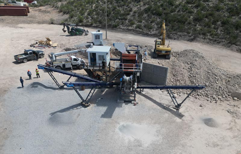 Mobile Stone Crushing Plant for Aggregate Production