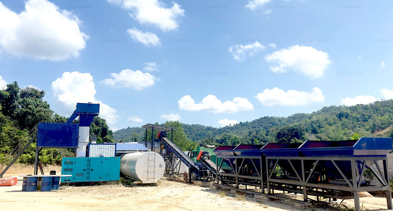 ALTseries asphalt drum mix plant in Malaysia