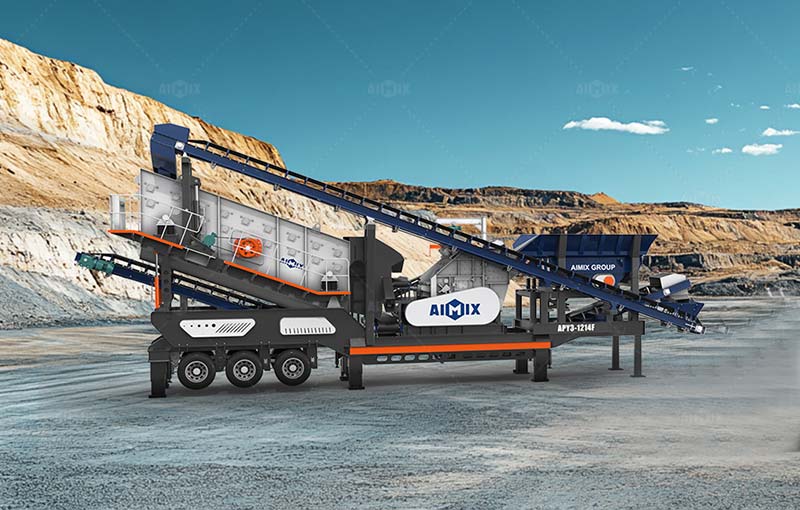 APY3-F 3-in-1 Mobile Impact Stone Crushing Plant